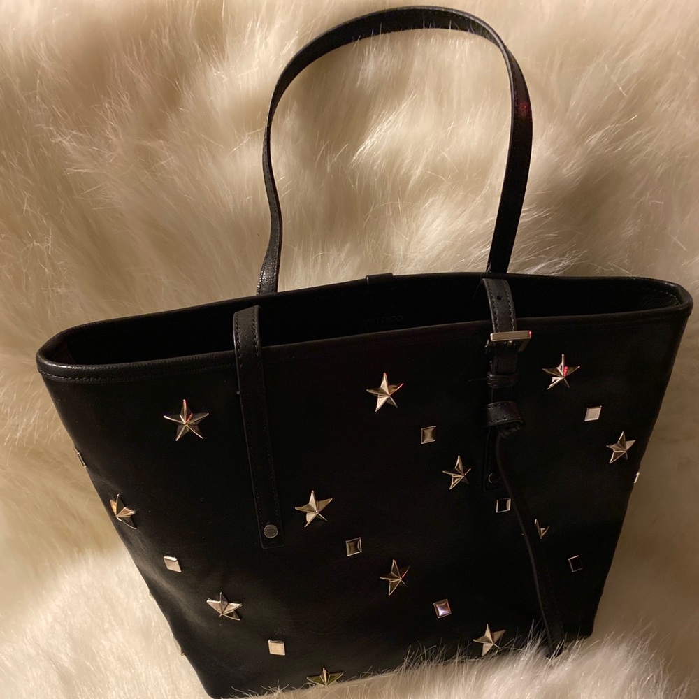 Jimmy choo star studded tote